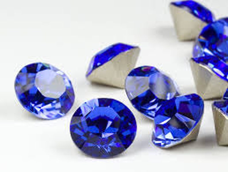 SWAROVSKI 1028 SS19 Chaton Sapphire Pack 24 image 1