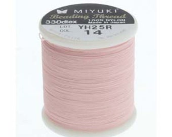 MIYUKI Nylon Beading Thread - 50 Metres - Light Pink
