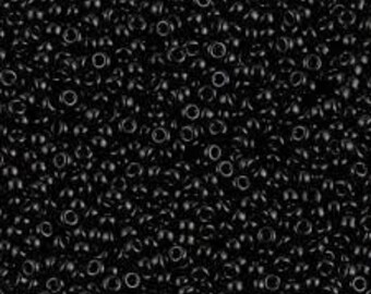 MIYUKI #11 Seed Beads - 10 Grams - 9401 - Black