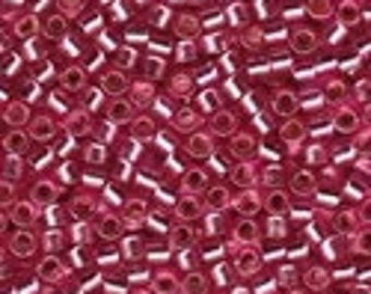 MIYUKI #11 Delica 2162 - Silver Lined DURACOAT Hydrangea - 5 grams