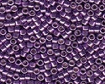MIYUKI #11 Delica 0430 - Galvanized Purple Grape - 5 grams