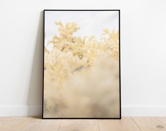 Cactus Desert Haze Art Print para descarga digital