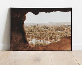 Hole in the Red Rock in Phoenix Arizona Print for Digital Download