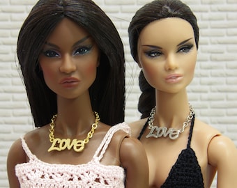 Necklace for Fashion Royalty Poppy Parker Momoko Lovetones fashion doll 12 inch 1/6 scale