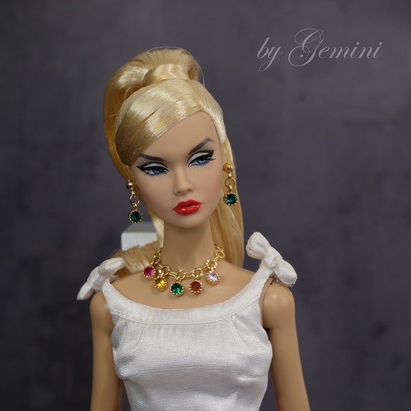 Jewelry set for Fashion Royalty Poppy Parker Barbie Momoko Lovetones Mizi