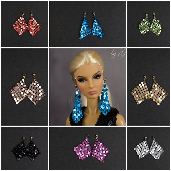 Earrings for Fashion Royalty Poppy Parker Barbie Momoko Lovetones Mizi