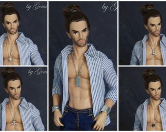 Necklace for male dolls Homme Adonis DG Color Infusion action figure 1/6 scale