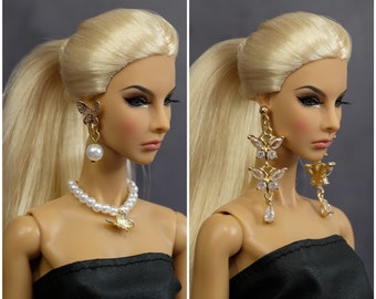 Butterfly jewelry for Fashion Royalty Poppy Parker Momoko Lovetones fashion doll 12 inch 1/6 scale