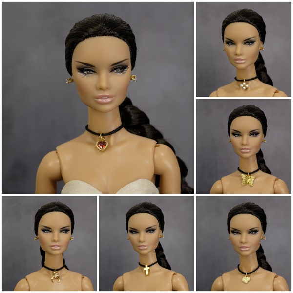 Choker necklace for Fashion Royalty Poppy Parker Barbie Momoko Lovetones Mizi