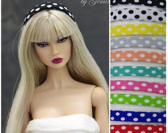 Headband headpiece hair accessory for 1/6 scale Fashion Royalty Poppy Parker Nu Face Momoko Lovetones fashion doll 12 inch