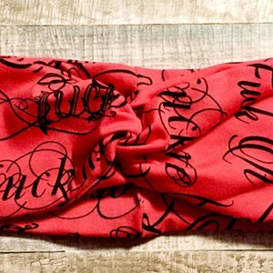 Curse word headbands