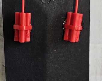 Building Brick Bomb Earrings