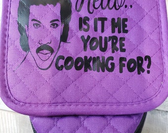 Funny Musician Themed Pot Holder and Oven Mitt Sets