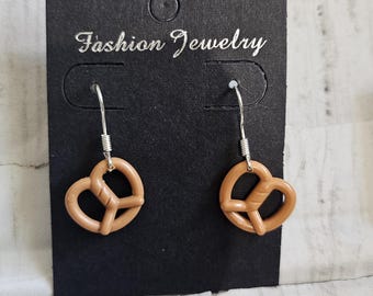 Building Brick Pretzel Earrings