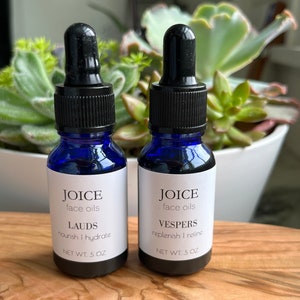 Face Oil, Hydrate,Replenish, Nourish, Firming,All-Natural,Organic,Anti-Aging, Skin Brightening-LAUDS & VESPERS