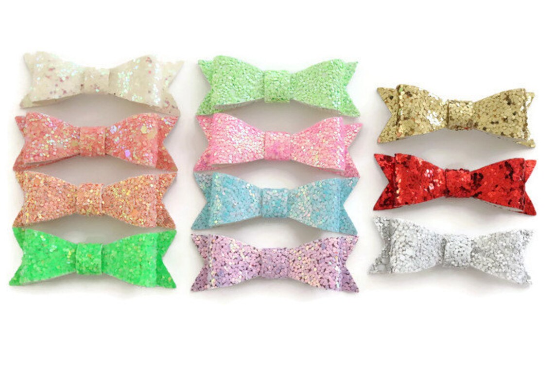 Glitter Bow Headband Baby Bow Headband Baby Hair Bands Etsy