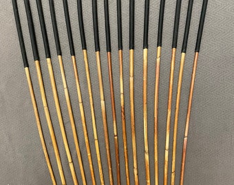 SALES SPECIAL - Set of 15 Classic Dragon Rattan Punishment Canes / School Canes / BDSM Canes ( Black Handles) - See specs