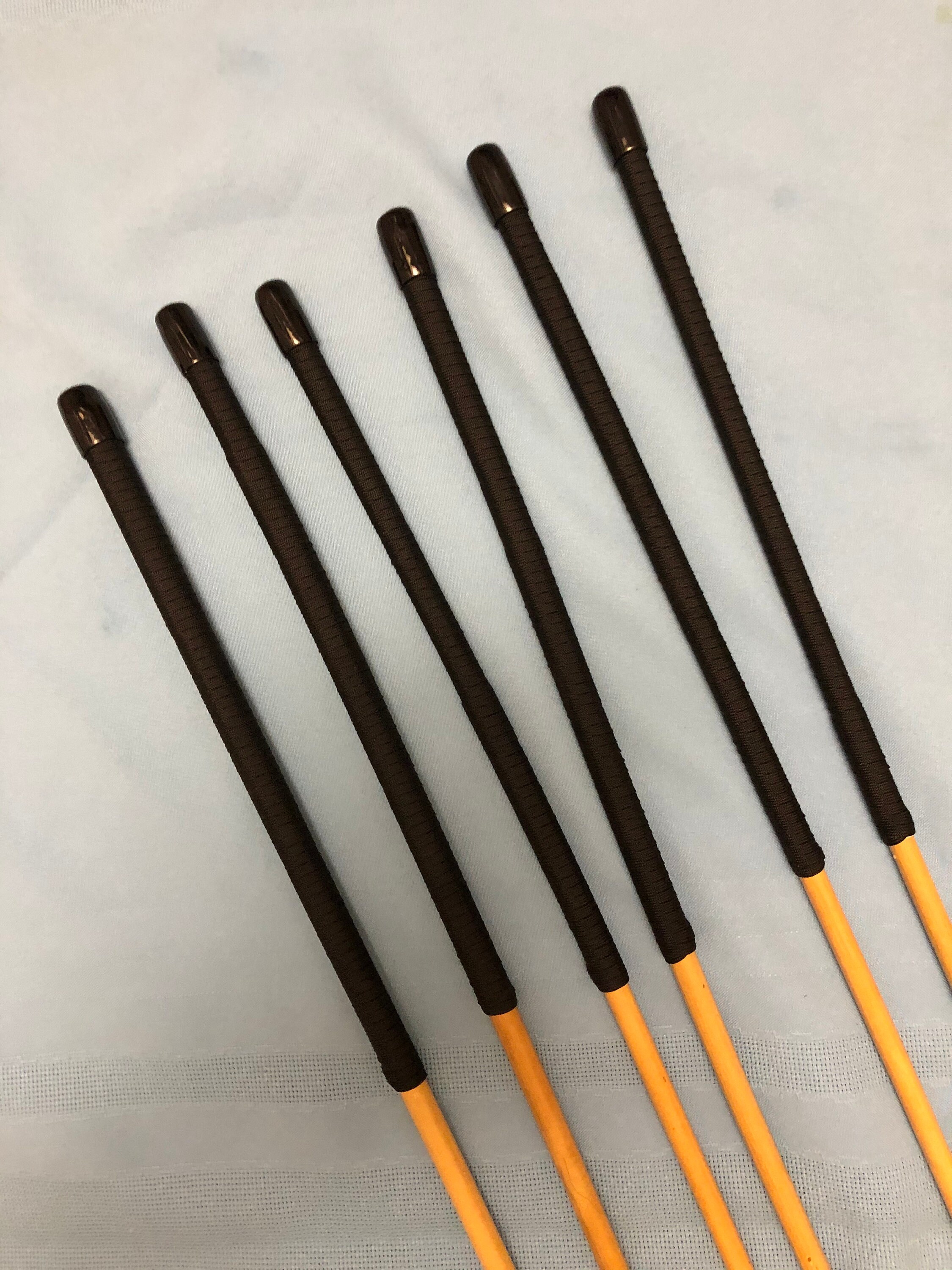 Six of the very Best Set of 6 Classic Dragon Rattan Punishment Canes