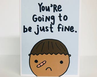 feel better card etsy