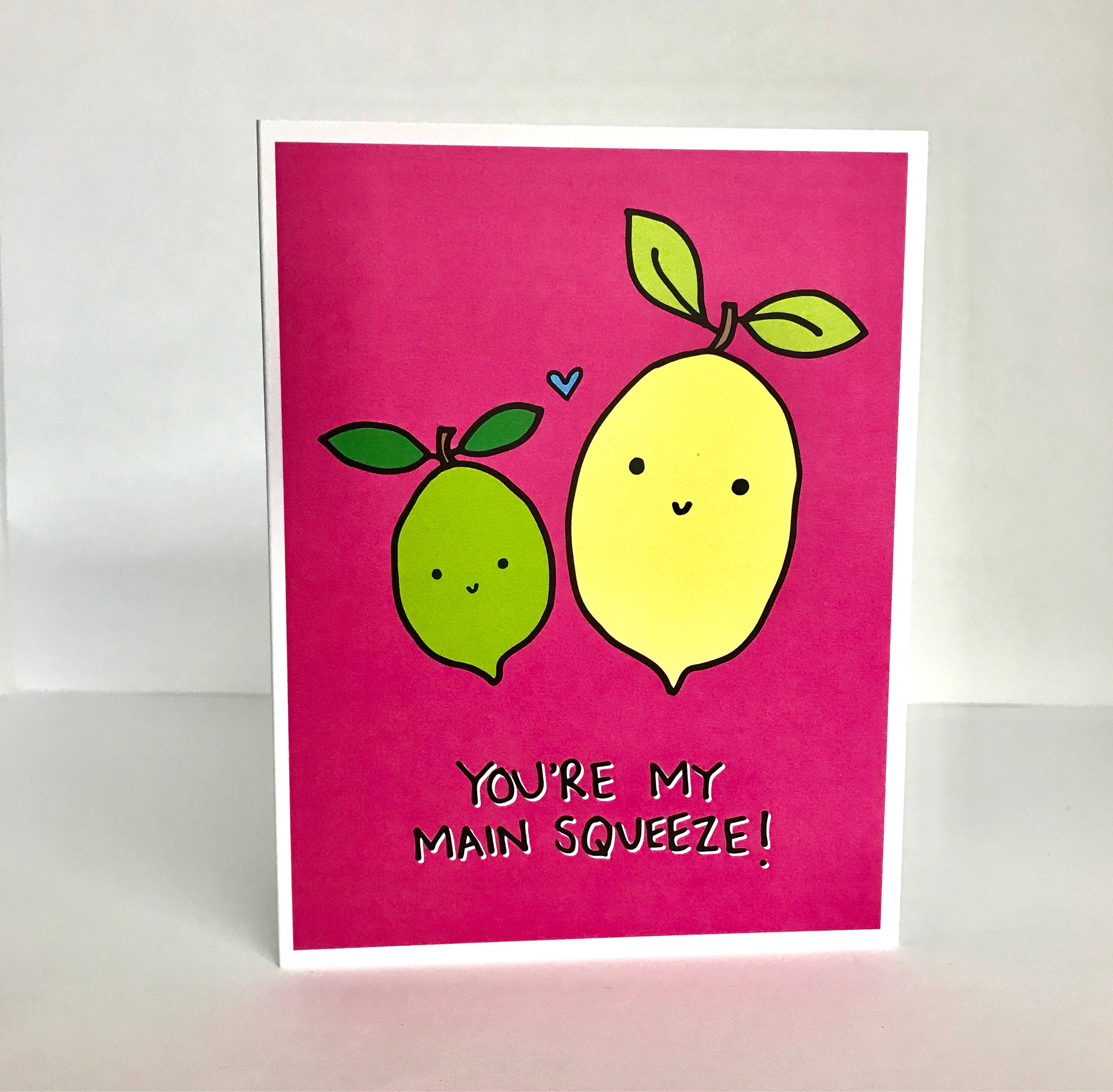 You re My Main Squeeze Greeting Card Cute Anniversary Etsy