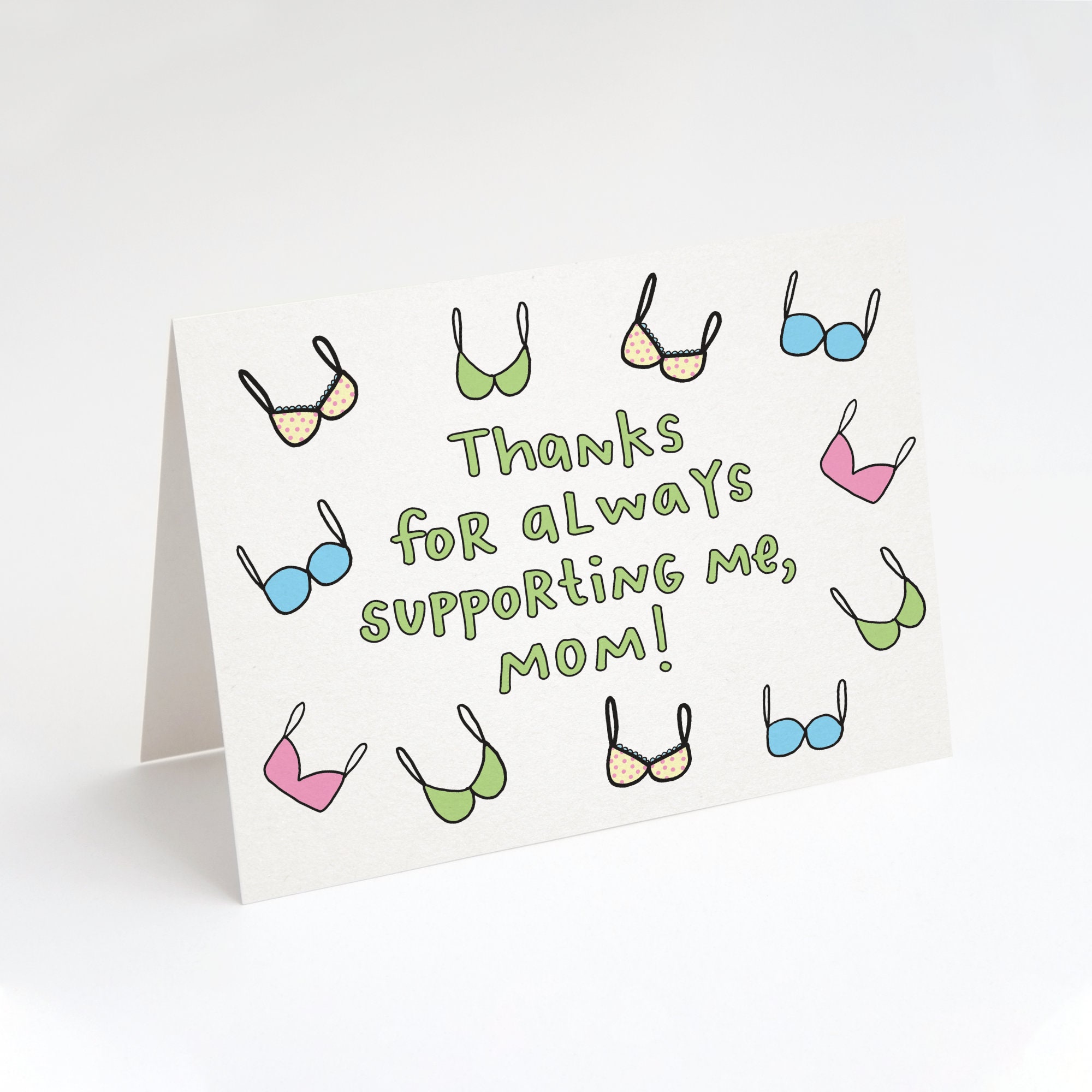 SUPER SALE Thanks for Always Supporting Me Mom Greeting Card - Etsy Finland
