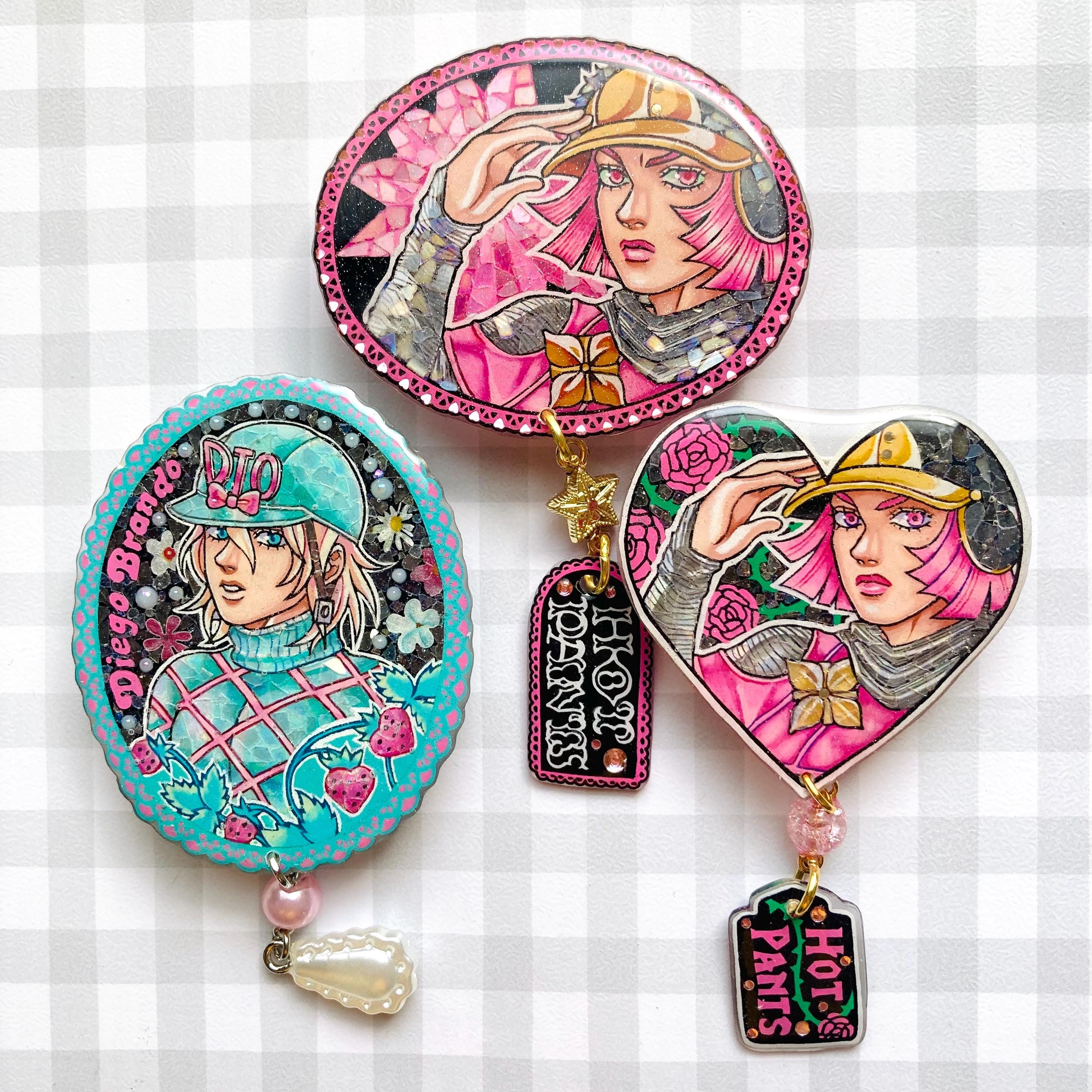ジョニージョースター　ピンバッジ　ドロリッチ　ジョジョ Johnny joestar - Etsy 日本