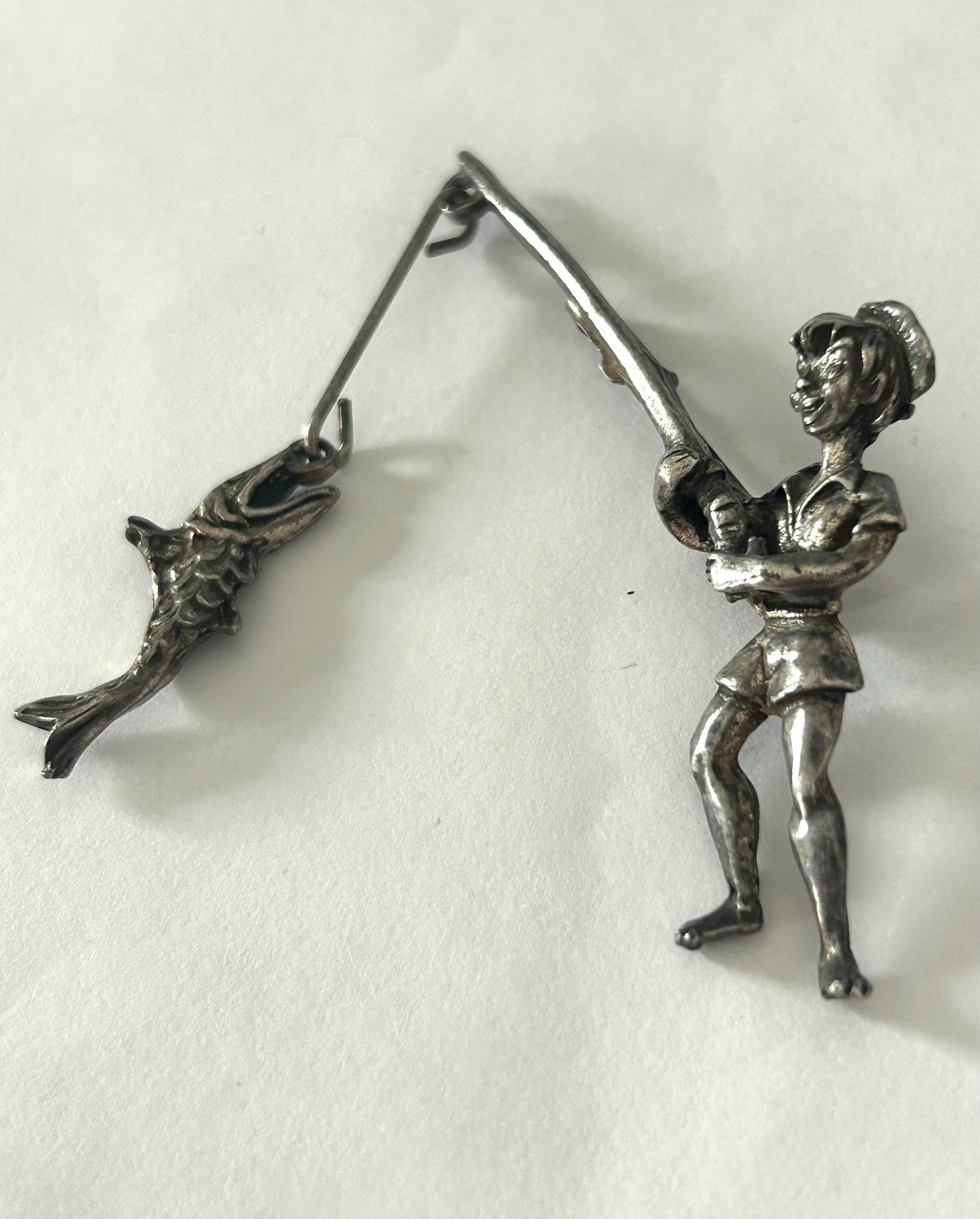 Antique Fish Brooch - Etsy