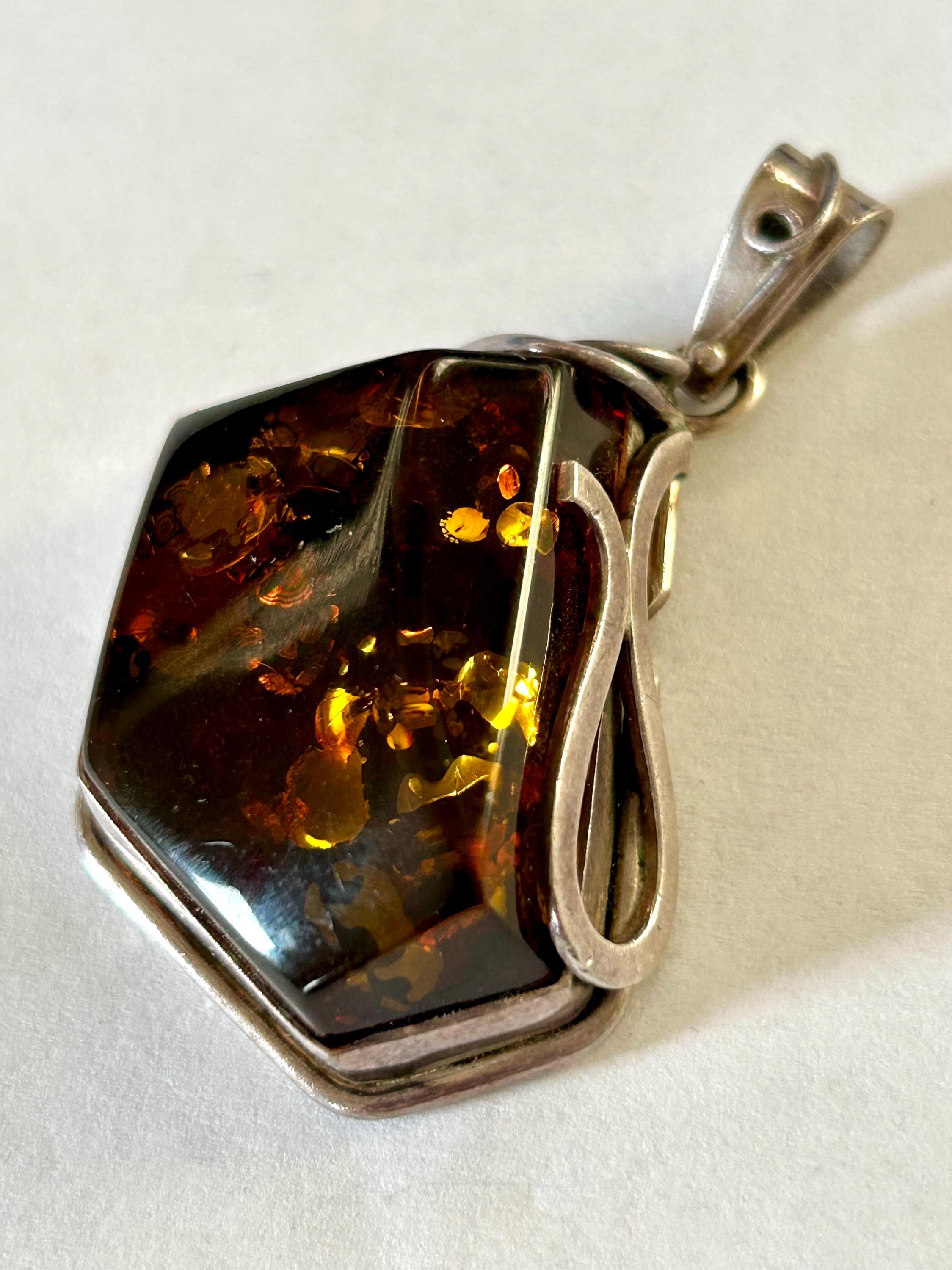 Poland Amber Pendant - Etsy