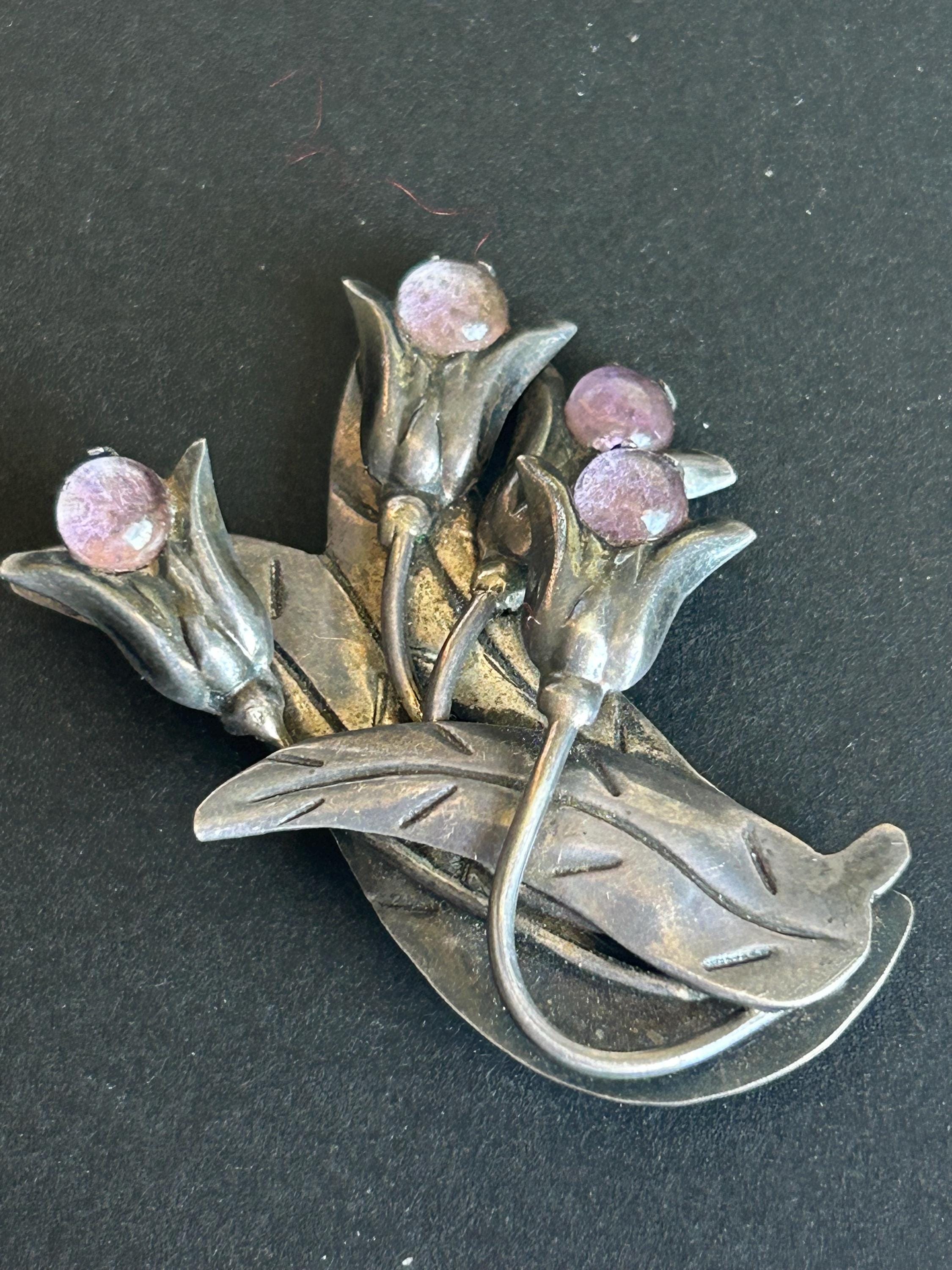 Old Mexican Brooch - Etsy