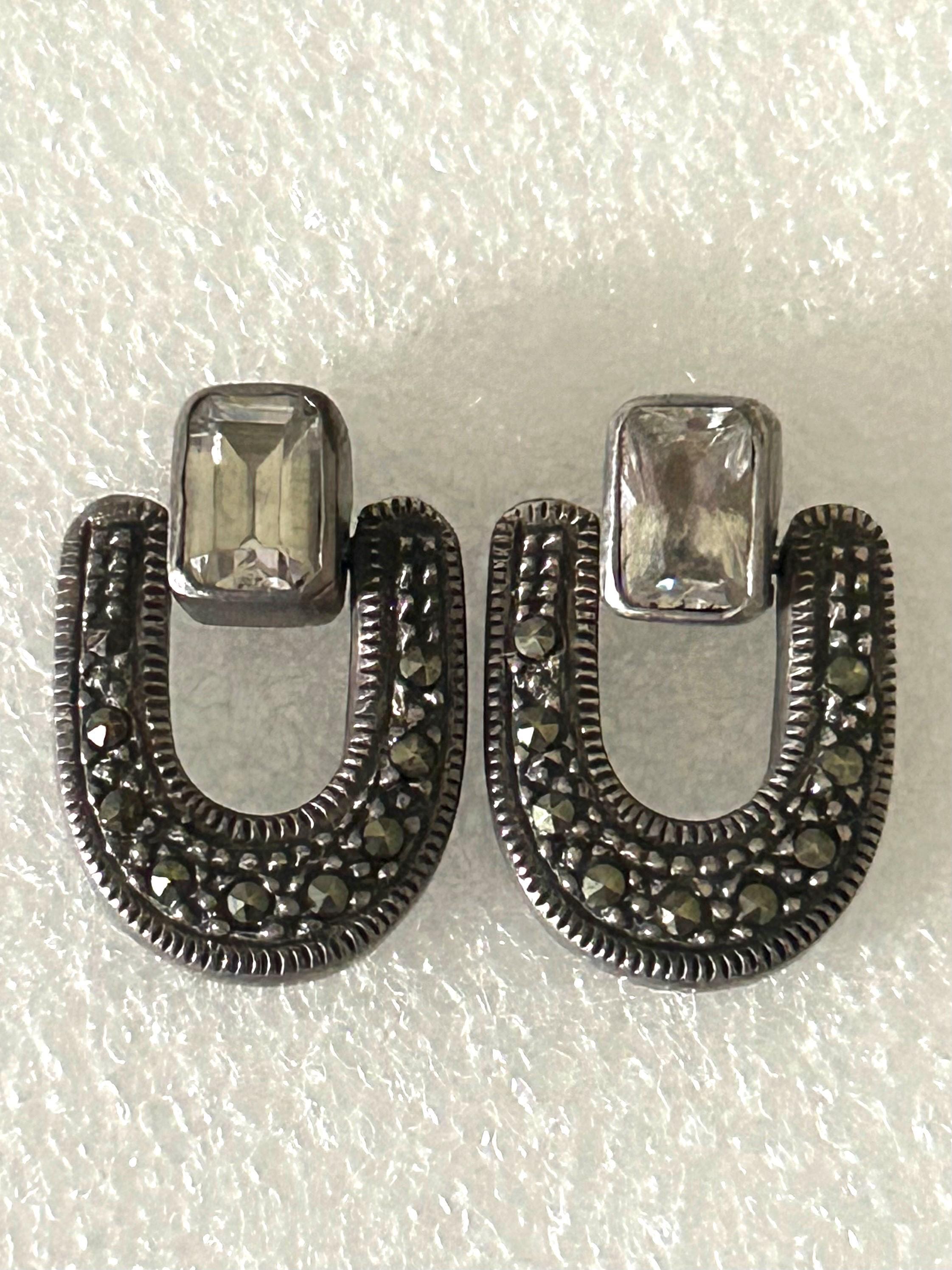 Small Silver Door Knocker Earrings - Etsy