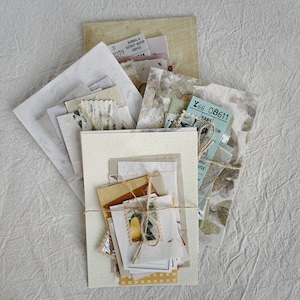 Scrapbook set - Aesthetic Journal Kit - Junk Journaling - Floral Themed - Scrapbook Paper - Variety of Colours and Patterns