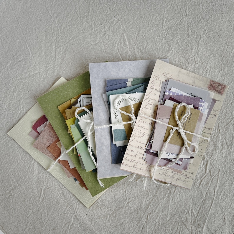 Scrapbook Set - Aesthetic Journal Kit - Junk Journaling - Poetry Themed ...