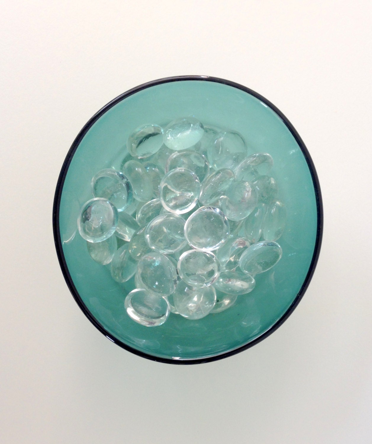 Vase Filler Gems Clear Flat Glass Marbles Vase Filler Glass Etsy