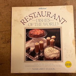 St Michael - Restaurant Dishes of the World by Margaret Fulton / gifts for chefs / gifts for cooks / gifts for collectors of recipe books
