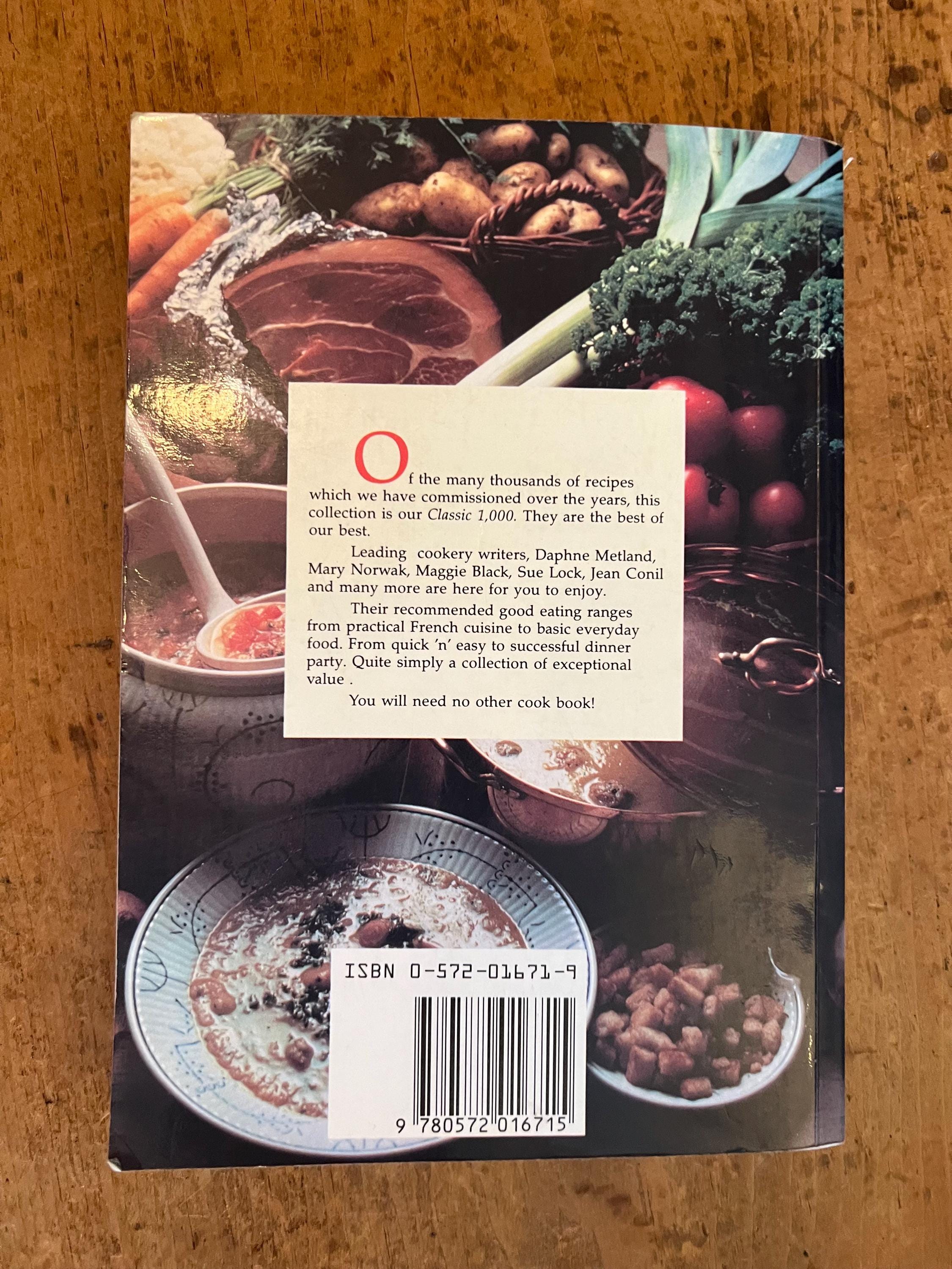The Classic 1000 Recipes - Published 1992 - Etsy