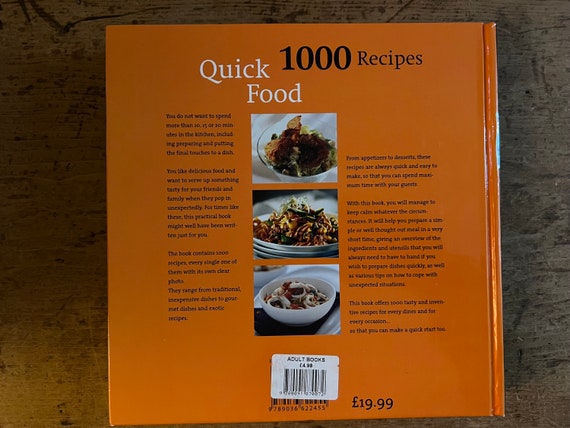 1000 Recipes Quick Food - Etsy