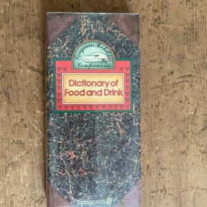 Dictionary of Food and Drink