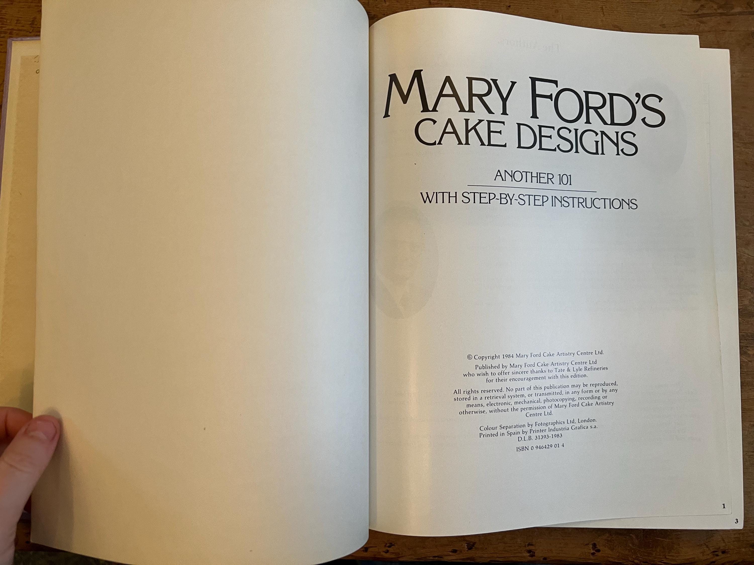 Mary Ford's Cake Designs - Published 1984 - Etsy UK