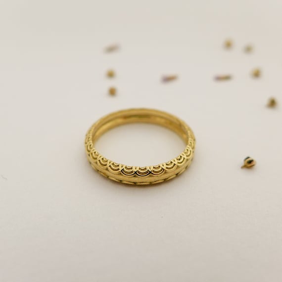 Simple Gold Plated Ladies Finger Ring Buy Online|Kollam Supreme