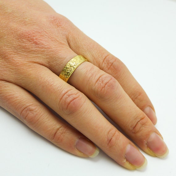 14K/18K Solid Gold Louis Vuitton Style Ring | Uverly 14K Gold / Yellow / 13