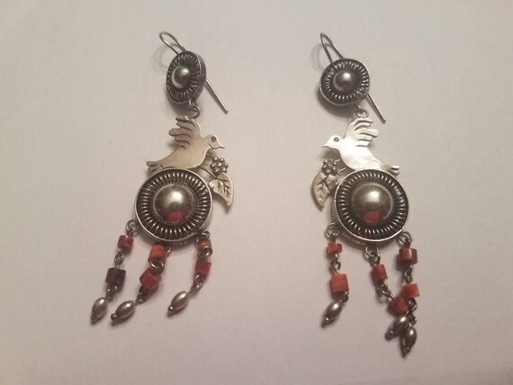 Chandelier Sterling Silver Spiny Oyster Earrings