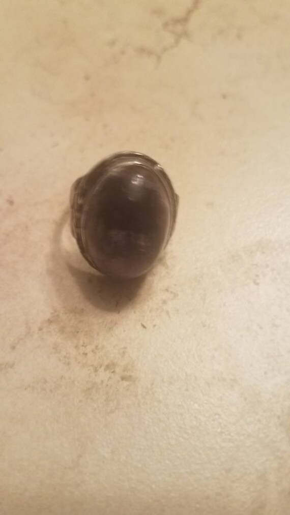 Vintage Statement Mexican Amethyst Sterling Silver