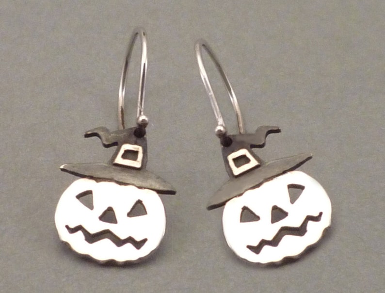 Pumpkin Earrings Halloween Jewelry jack-o-lantern Earrings | Etsy