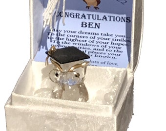 Graduation personalised gift for Him by Cellini Designs