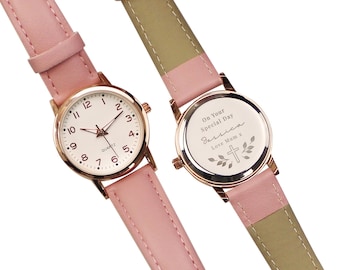 Daughter First Holy Communion Engraved Personalised gift Watch