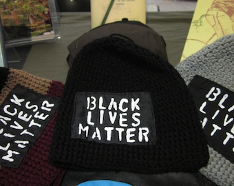 Black Lives Matter Hand Knitted Hat