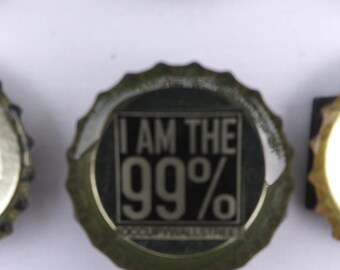 Occupy Wall St and Black Lives Matter Necklace