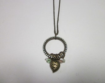 Metal Necklace With Heart