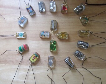 Resin Charm Necklace