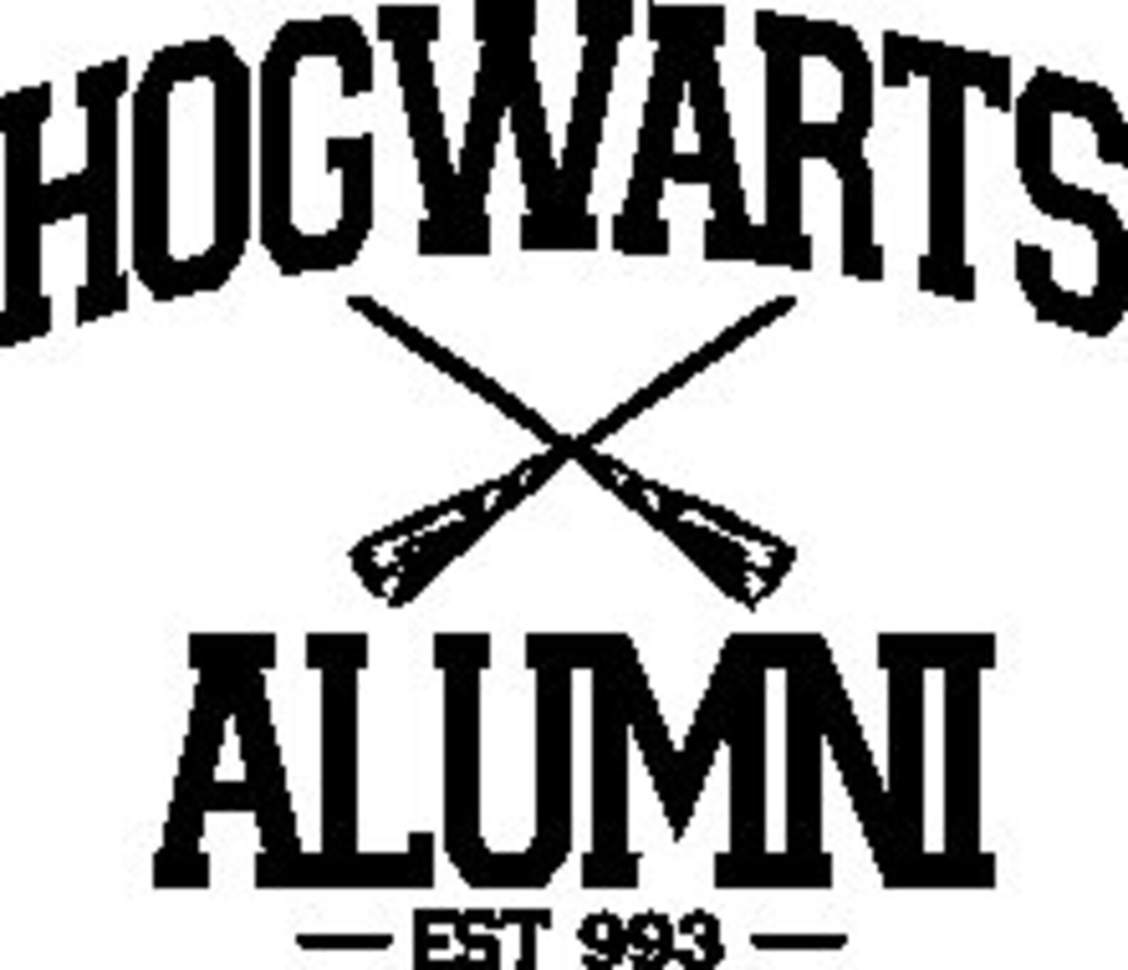 Hogwarts Graduate Vinyl Decal Etsy